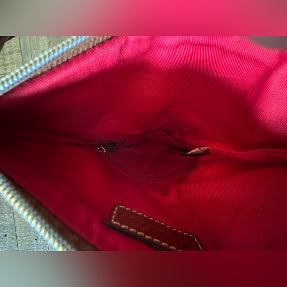 Dooney & Bourke Tiverton Blue Plaid Crossbody Bag - Picture 5 of 7